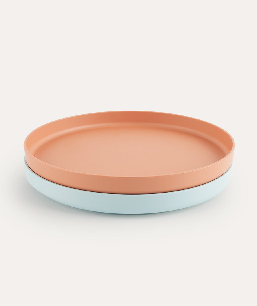 2-Pack Eco Plates: Apricot Mix