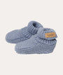Knitted Baby Booties: Blue