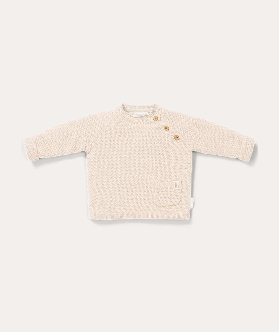 Knitted Sweater: Sand