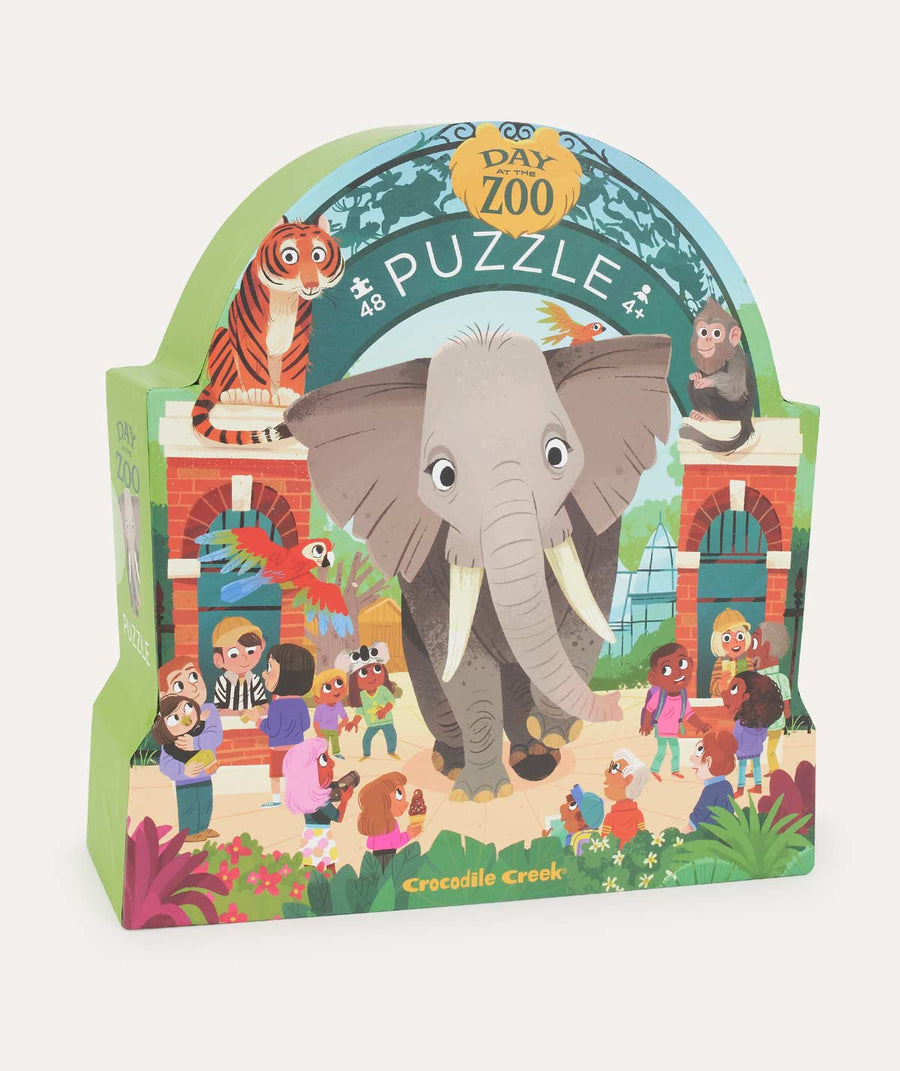 48-Piece Puzzle Day at the Zoo