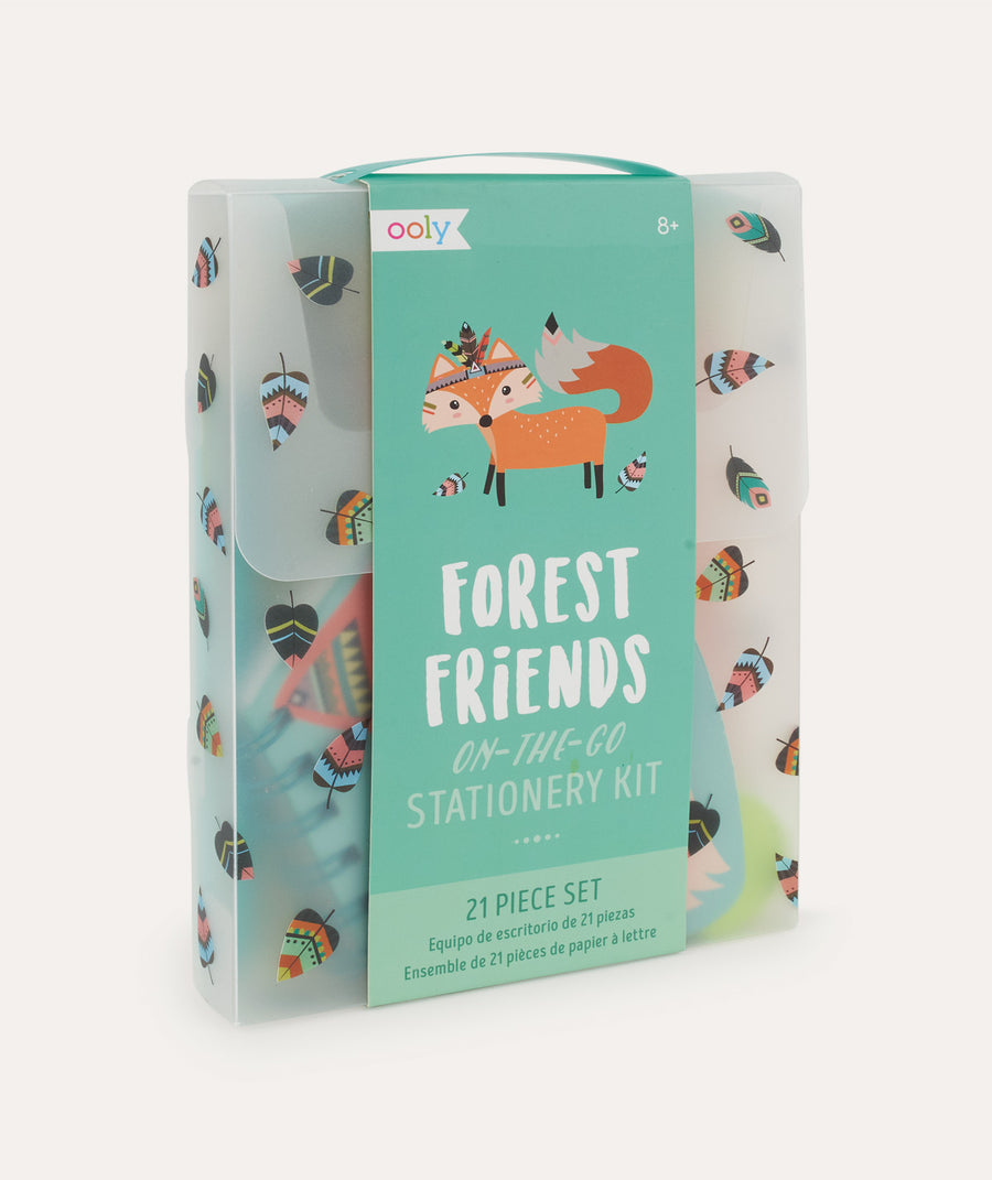 On The Go Stationery Kit Forest Friends